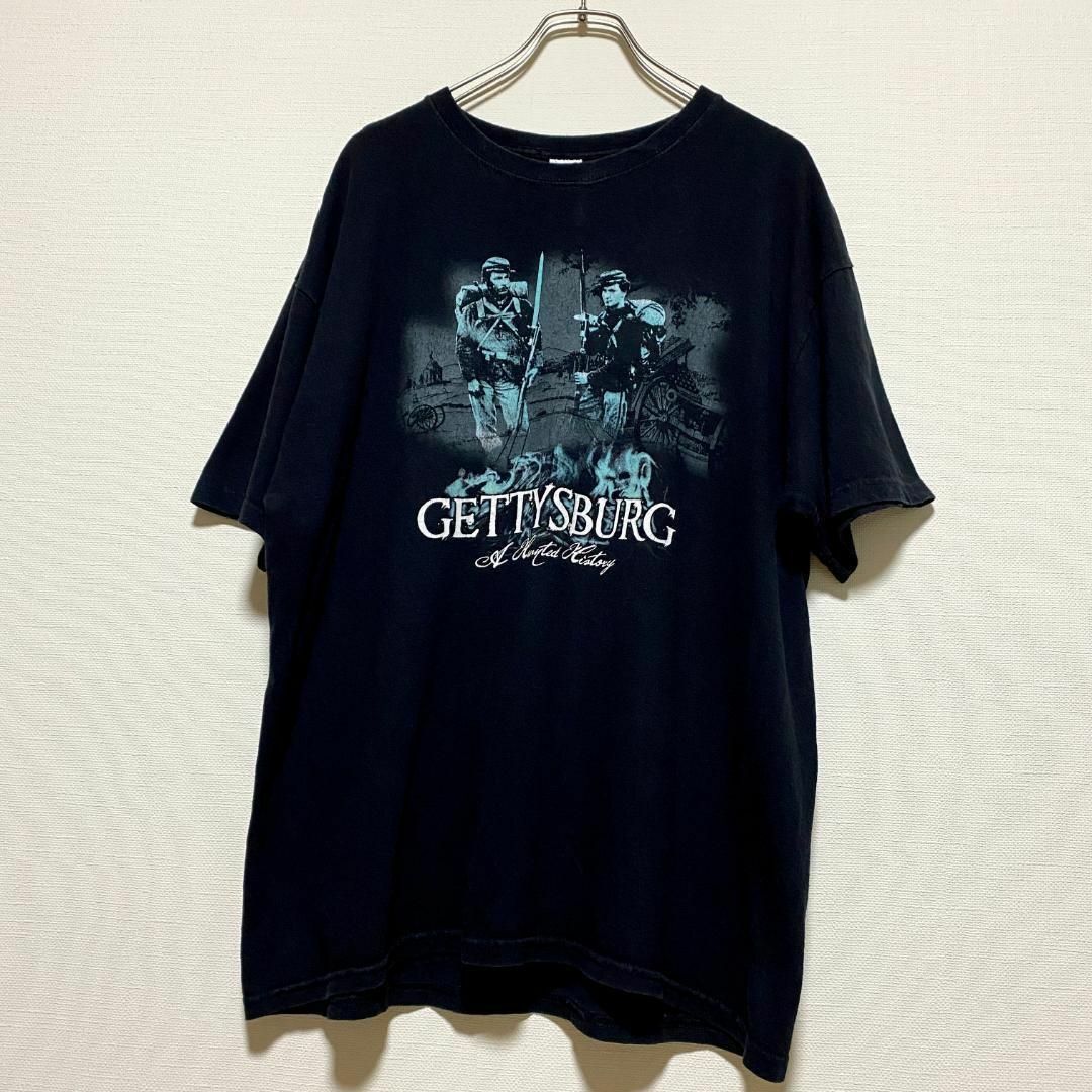 Anvil(アンビル)のアメリカ古着　半袖 Tシャツ　Gettysburg　映画　ゲティスバーグの戦い メンズのトップス(Tシャツ/カットソー(半袖/袖なし))の商品写真