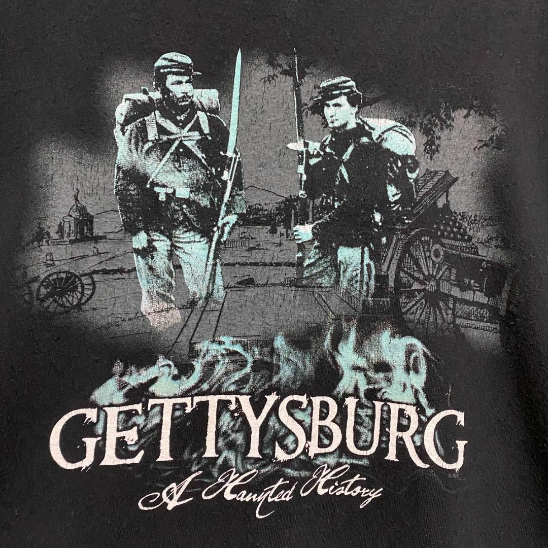 Anvil(アンビル)のアメリカ古着　半袖 Tシャツ　Gettysburg　映画　ゲティスバーグの戦い メンズのトップス(Tシャツ/カットソー(半袖/袖なし))の商品写真