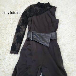 エイミーイストワール(eimy istoire)のエイミーイストワール　アシンメトリー レース コンビネゾン ロンパース(その他ドレス)