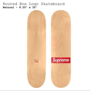 シュプリーム(Supreme)のsupreme routed box logo skateboard(スケートボード)