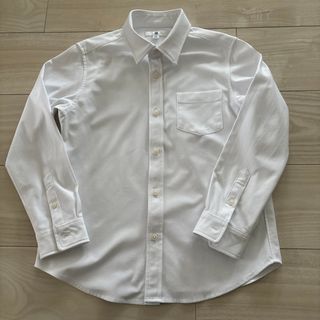 ユニクロ(UNIQLO)のユニクロ　UNIQLO 130cm 白　ワイシャツ(ブラウス)