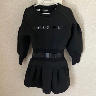 KARL LAGERFELD ワンピース　ドレス　ブラック　10y 140cm