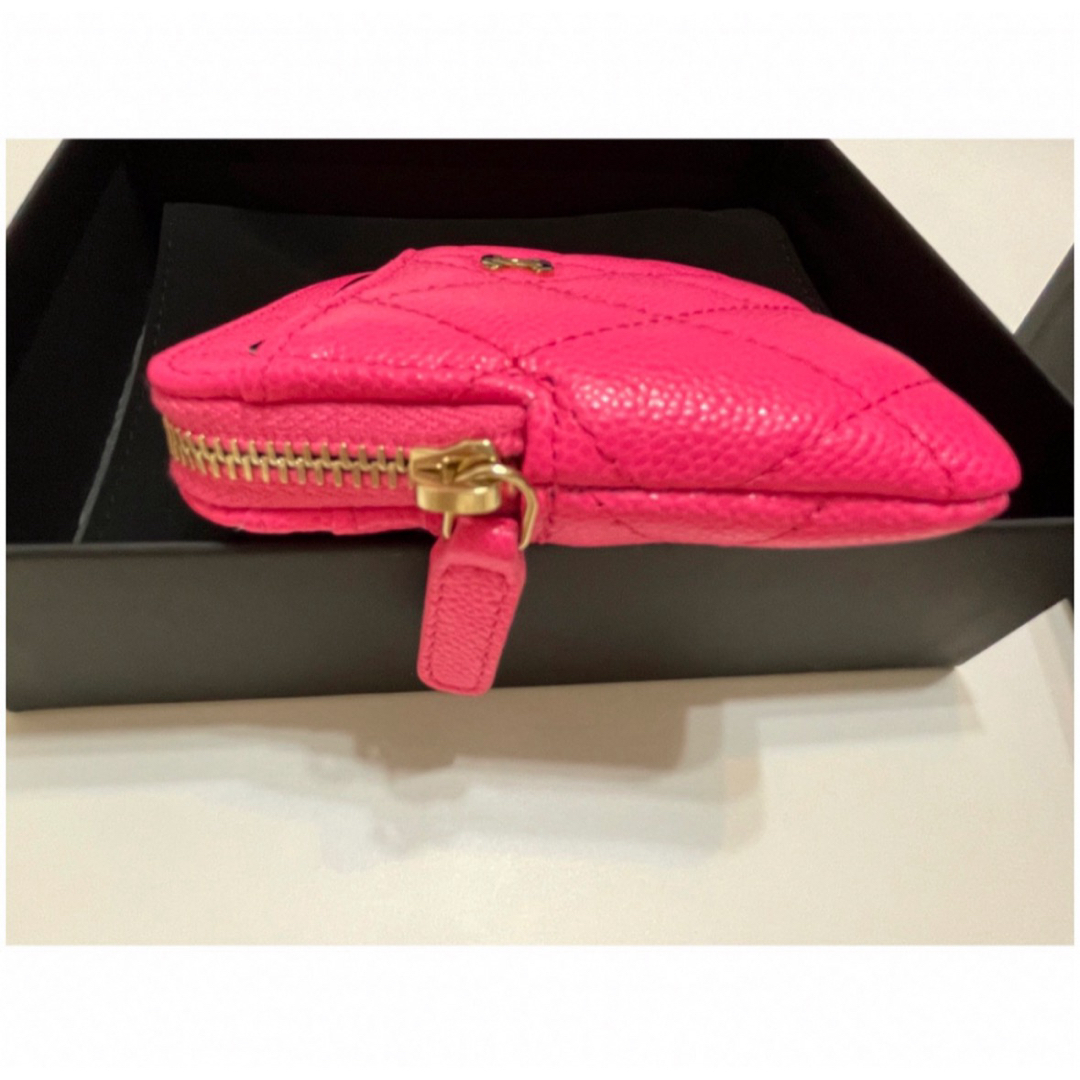 CHANEL シャネル カードケース ココマーク ピンク 未使用 新品 CHANEL シャネル カードケース ココマーク ピンク 未使用 新品