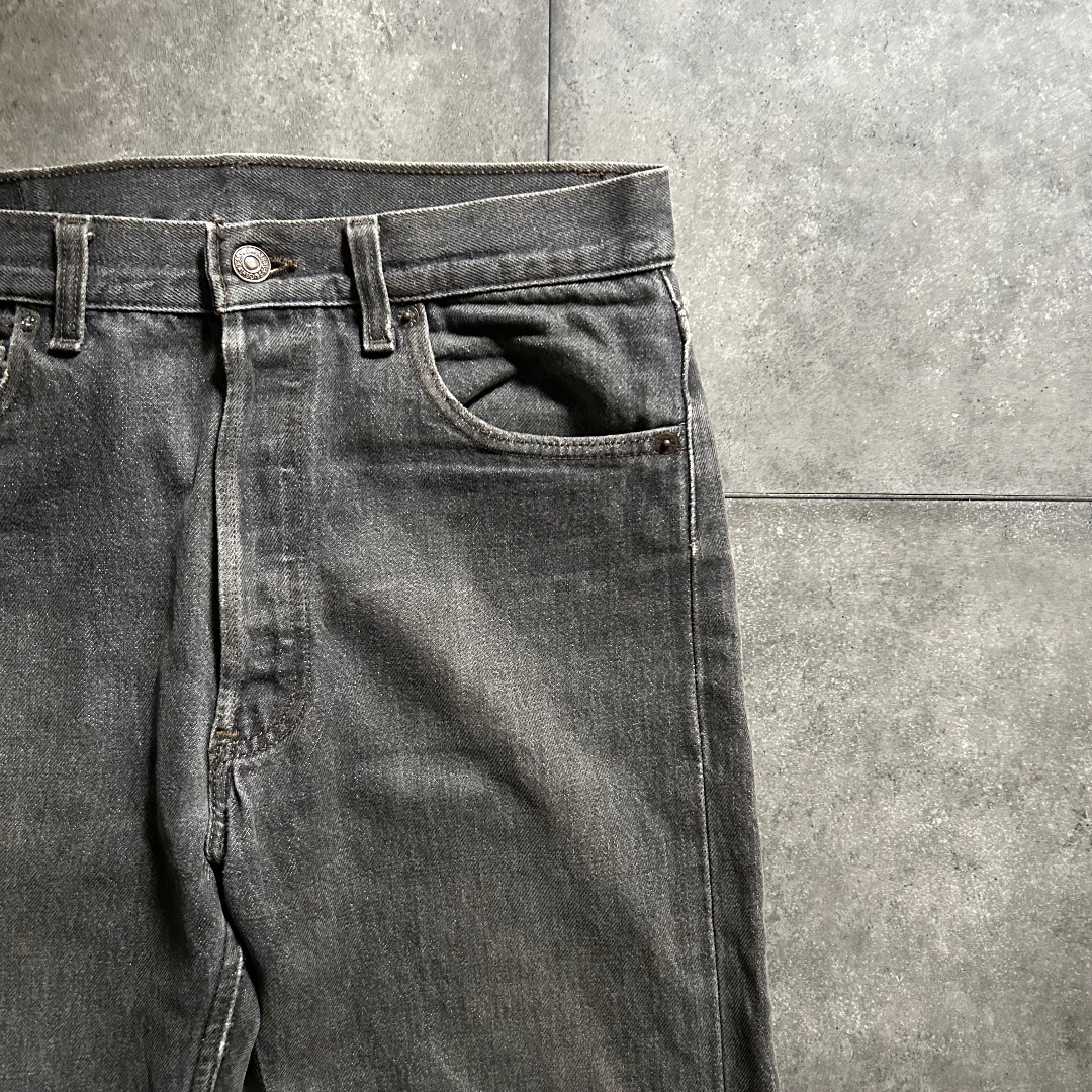 Levi's - 90s リーバイス501 ブラックデニム/ジーンズ USA 30×32 Levi's - 90s リーバイス501 ブラックデニム/ジーンズ USA 30×32