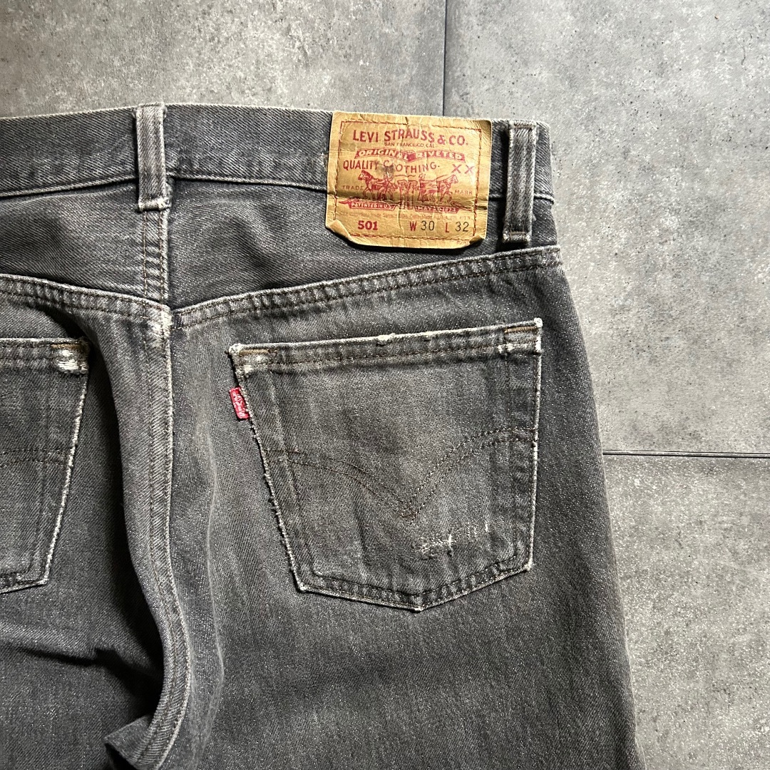 Levi's - 90s リーバイス501 ブラックデニム/ジーンズ USA 30×32 Levi's - 90s リーバイス501 ブラックデニム/ジーンズ USA 30×32