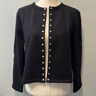 アニエスベー(agnes b.)の【美品】agnes b. カーディガンプレッション(カーディガン)