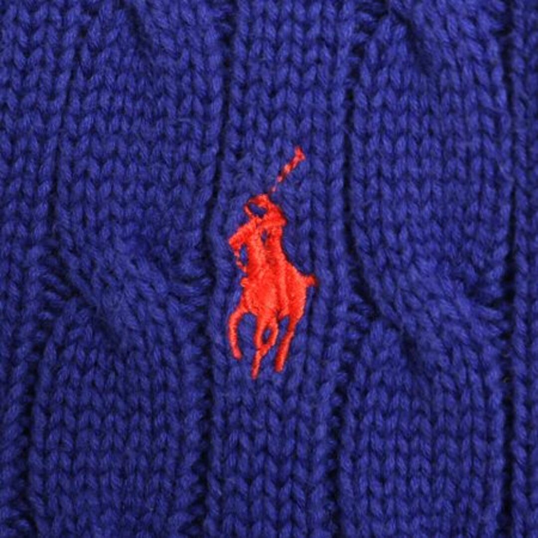 Ralph Lauren - ラルフローレン Vネック コットン ケーブル Ralph Lauren - ラルフローレン Vネック コットン ケーブル