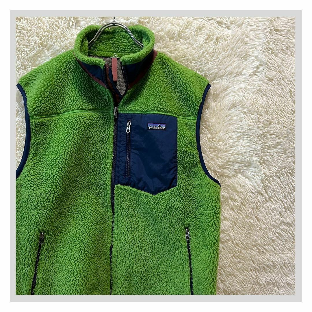 patagonia(パタゴニア)のPatagonia パタゴニア レトロX ベスト フリース グリーン フリース メンズのトップス(ベスト)の商品写真