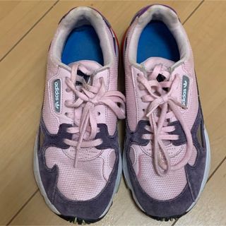 アディダス(adidas)のADIDAS FALCON CLEAR PINK LEGEND PURPLE(スニーカー)