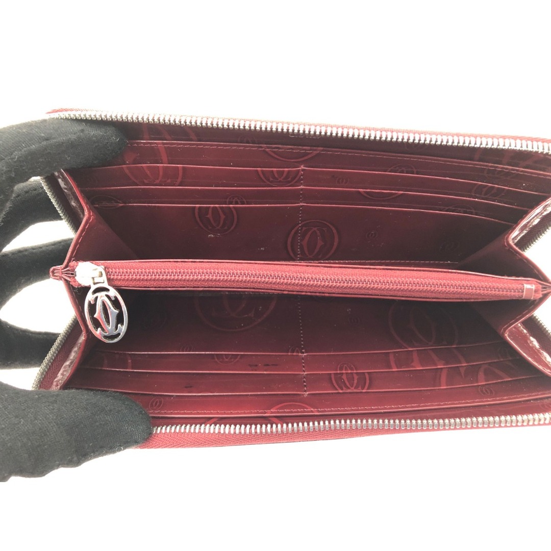 ▽▽Cartier カルティエ レディース 長財布 ラウンドファスナー