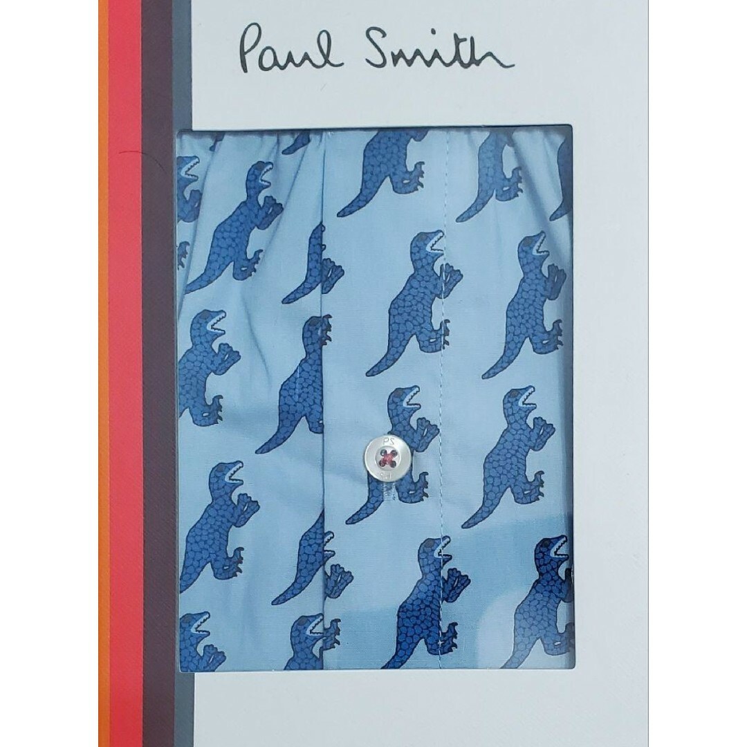 Paul Smith(ポールスミス)のポールスミス　新品　メンズ　トランクス(ダイナソー/ライトブルーM) メンズのアンダーウェア(トランクス)の商品写真