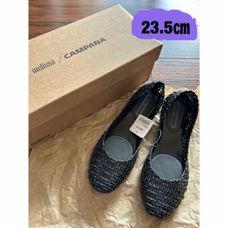 melissa メリッサ  カンパーナ 23.5㎝フラットシューズ　ブラック