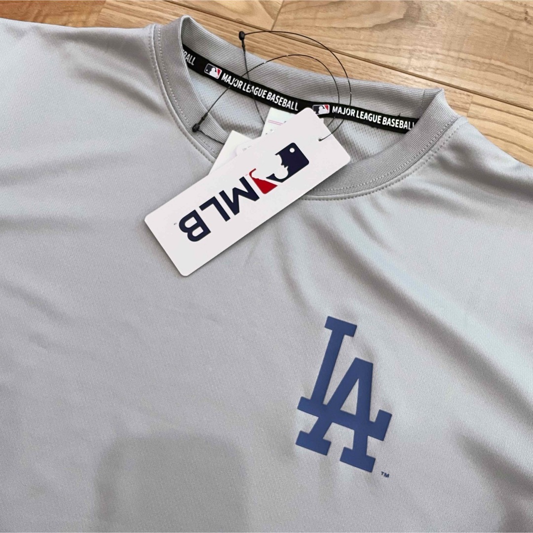 MLB(メジャーリーグベースボール)の【L】MLB公式 ドジャース　メッシュドライ　長袖Tシャツ●メンズ　大谷翔平 メンズのトップス(Tシャツ/カットソー(七分/長袖))の商品写真