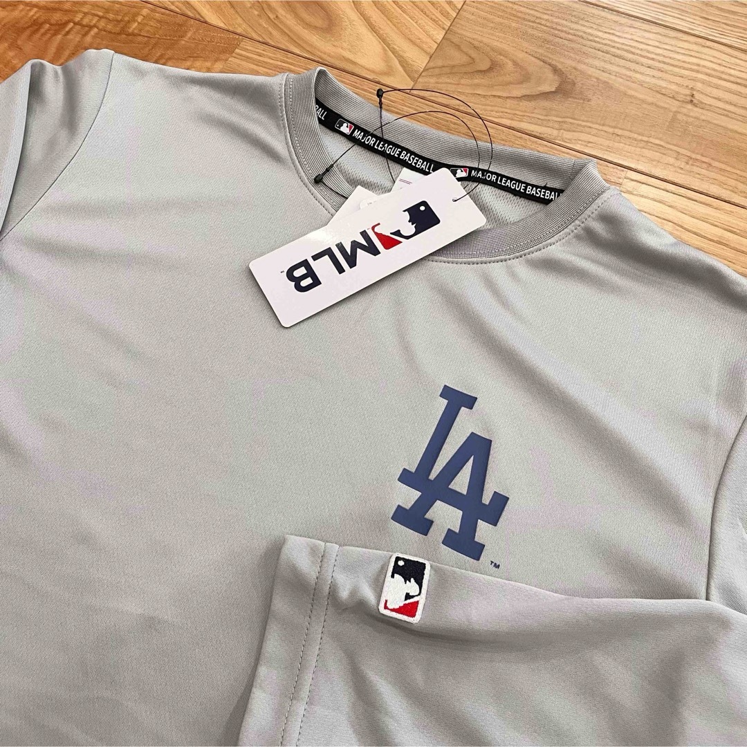 MLB(メジャーリーグベースボール)の【L】MLB公式 ドジャース　メッシュドライ　長袖Tシャツ●メンズ　大谷翔平 メンズのトップス(Tシャツ/カットソー(七分/長袖))の商品写真