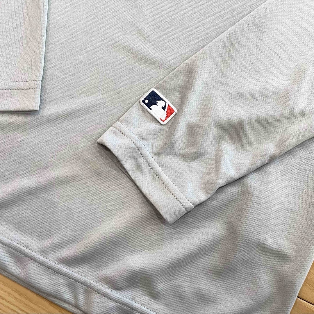 MLB(メジャーリーグベースボール)の【L】MLB公式 ドジャース　メッシュドライ　長袖Tシャツ●メンズ　大谷翔平 メンズのトップス(Tシャツ/カットソー(七分/長袖))の商品写真