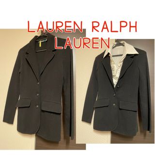 ラルフローレン(Ralph Lauren)のローレン　ラルフローレン　黒ブレザーと白シャツセット(テーラードジャケット)