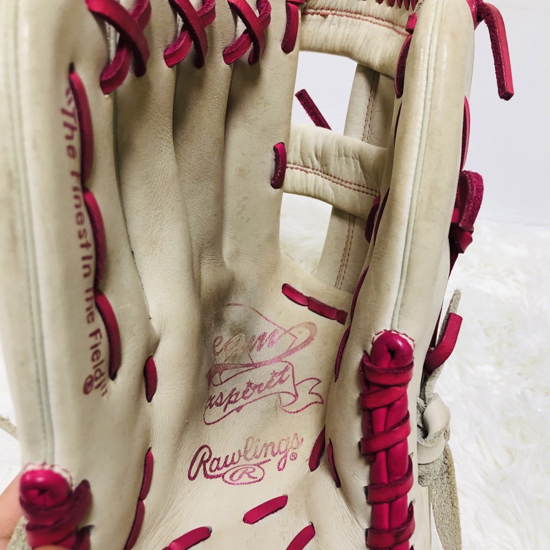 Rawlings(ローリングス)のローリングス　左　グローブ　ピンク　team xsprit スポーツ/アウトドアの野球(グローブ)の商品写真