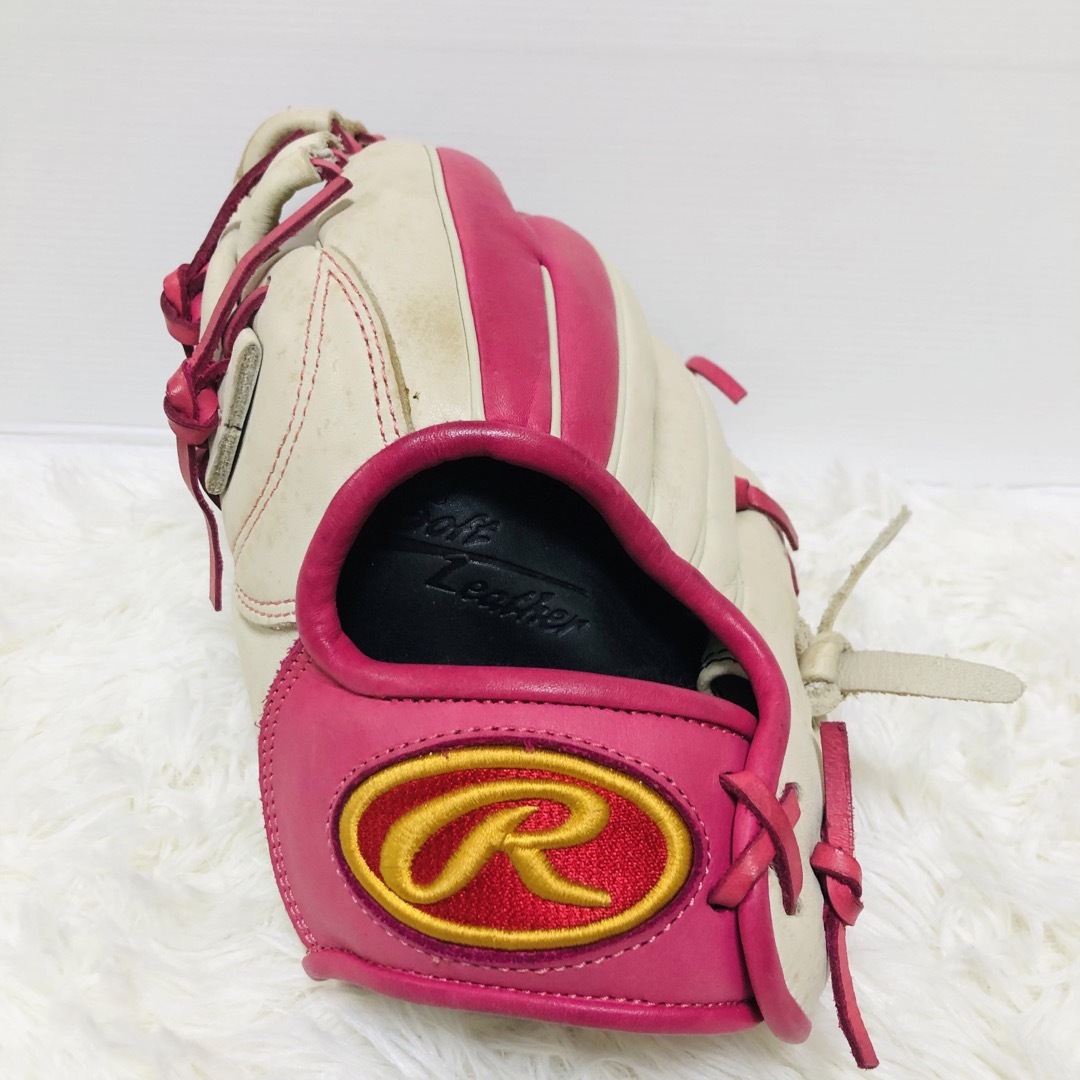 Rawlings(ローリングス)のローリングス　左　グローブ　ピンク　team xsprit スポーツ/アウトドアの野球(グローブ)の商品写真