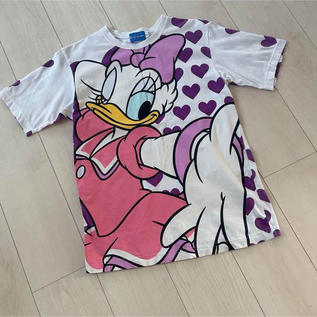 Disney(ディズニー)のディズニー♡デイジー♡ハートTシャツ♡ディズニーランド  レディースのトップス(Tシャツ(半袖/袖なし))の商品写真