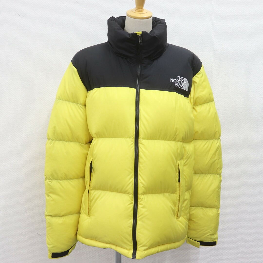 THE NORTH FACE(ザノースフェイス)のIT4CFQFGEESY ノースフェイス ダウンジャケット アウター トップス ND92234 メンズ イエロー ブラック 黄 黒 サイズ XL メンズのジャケット/アウター(ダウンジャケット)の商品写真