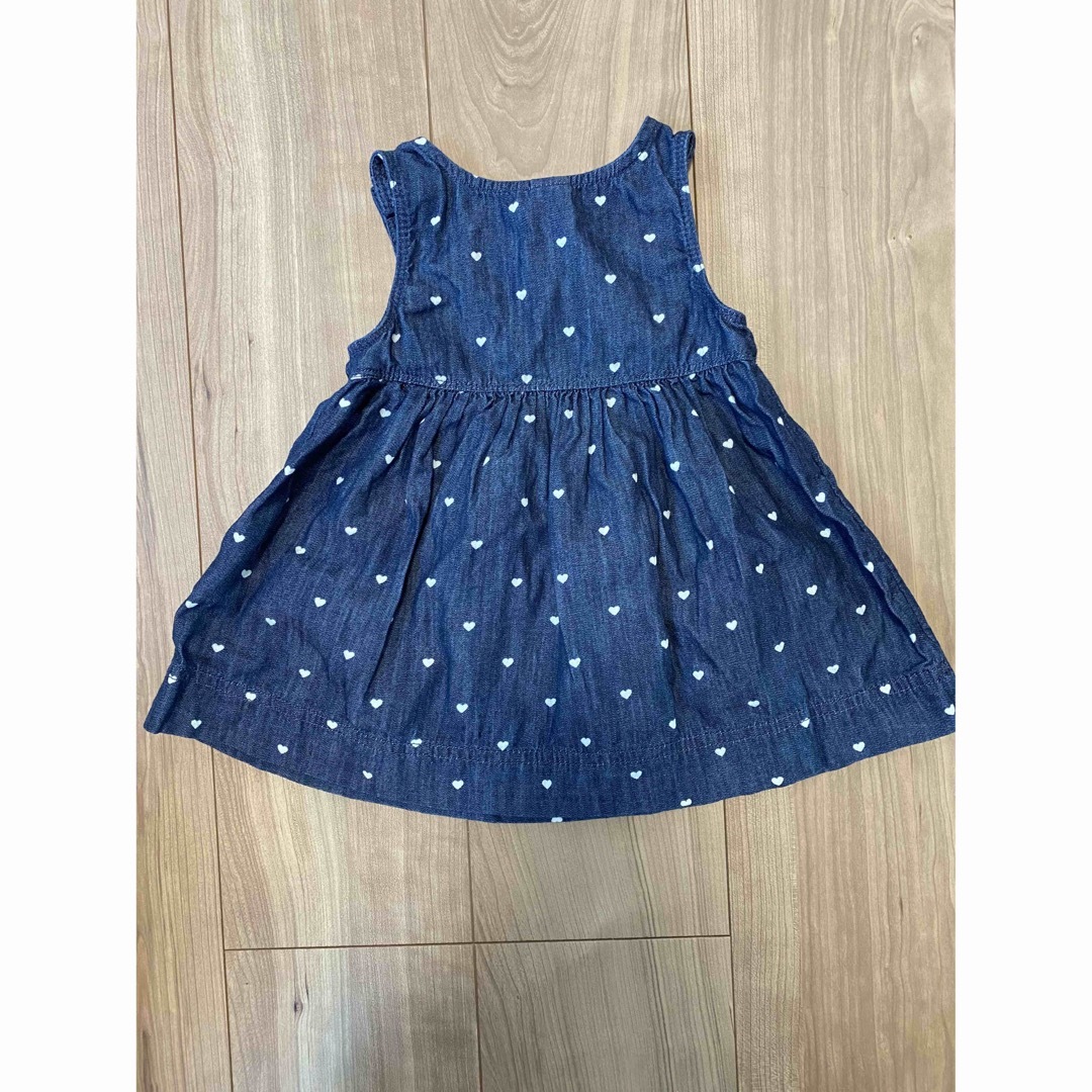 babyGAP(ベビーギャップ)のbabyGAP デニムワンピース size70 キッズ/ベビー/マタニティのベビー服(~85cm)(ワンピース)の商品写真