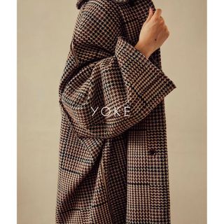 yokeヨーク 18aw gunclub check coat 復刻版(ステンカラーコート)