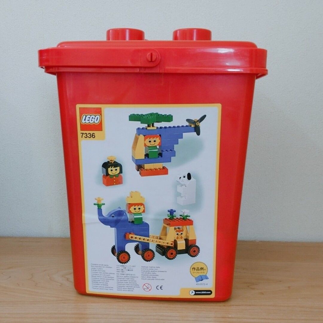 Lego(レゴ)のLEGO 7336 3才から 赤いバケツ キッズ/ベビー/マタニティのおもちゃ(積み木/ブロック)の商品写真