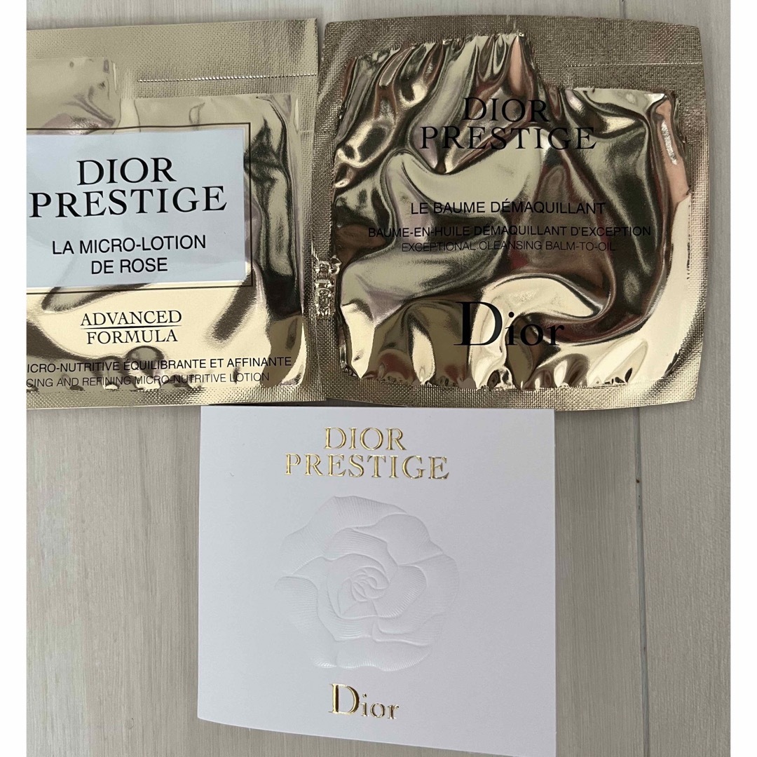 Dior(ディオール)のDIOR プレステージ メイク落とし &化粧水&美容液　試供品 コスメ/美容のスキンケア/基礎化粧品(化粧水/ローション)の商品写真