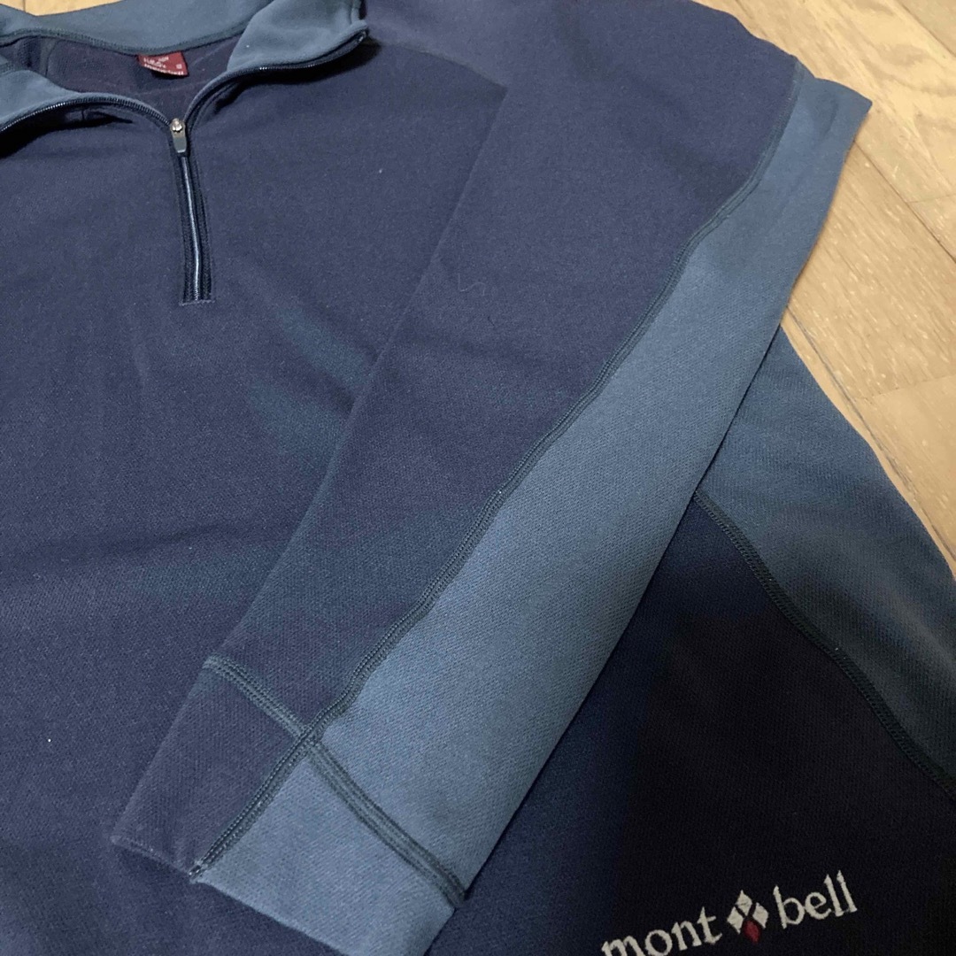 mont bell(モンベル)のモンベル mont-bell ハーフジップ長袖　L レディースのトップス(Tシャツ(長袖/七分))の商品写真