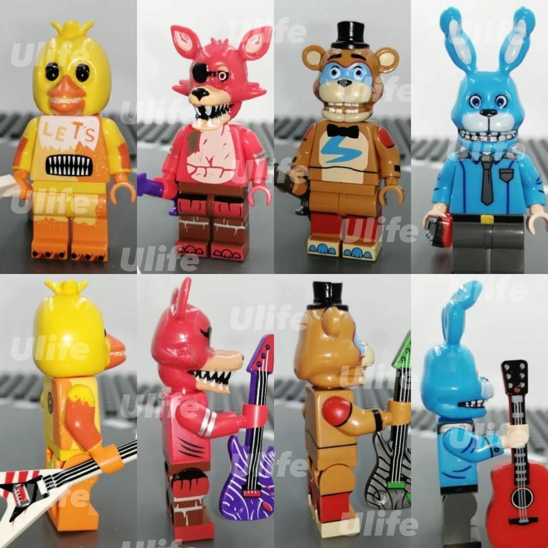 8体セットF LEGOレゴ互換ファイブナイツアットフレディーズ 8体セットF LEGOレゴ互換ファイブナイツアットフレディーズ