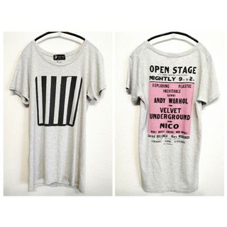 ヒステリックグラマー(HYSTERIC GLAMOUR)のヒステリックグラマー アンディーウォーホル  Tシャツ グレー(Tシャツ(半袖/袖なし))