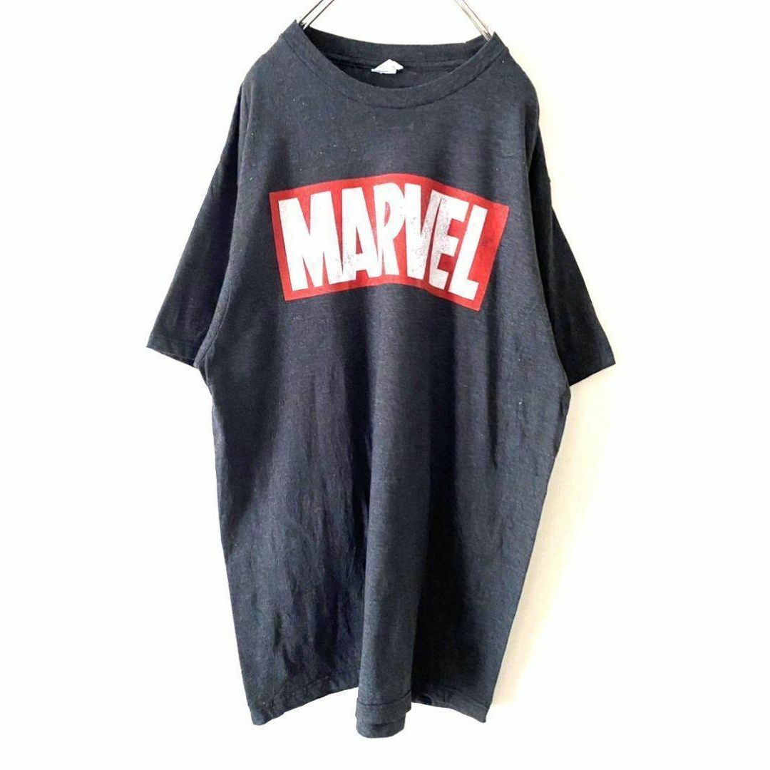 MARVEL(マーベル)のマーベル MARVEL ロゴ Optima Tシャツ L グレー 灰色 古着 その他のその他(その他)の商品写真