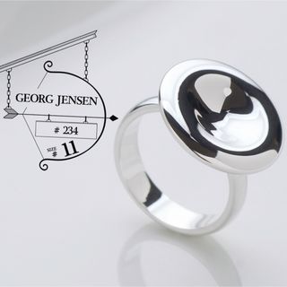 ジョージジェンセン(Georg Jensen)のジョージ ジェンセン 美品 234 ヴィンテージ リング 925 11号(リング(指輪))