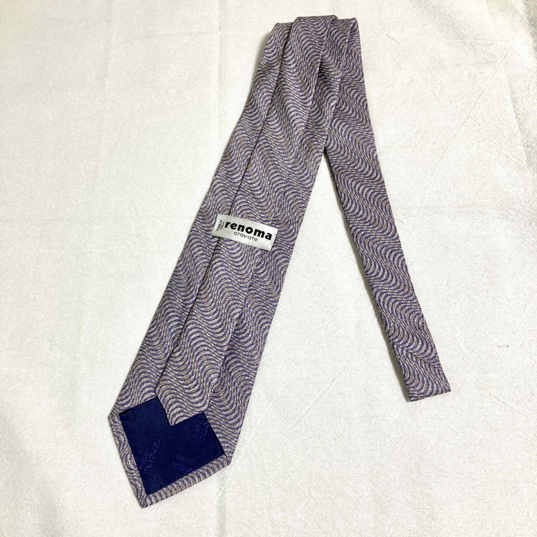 RENOMA(レノマ)のrenoma cravate レノマ ネクタイ シルク 絹 メンズ 紳士 メンズのファッション小物(ネクタイ)の商品写真