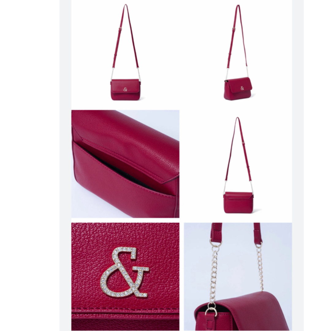 Pinky&Dianne(ピンキーアンドダイアン)のピンキーアンドダイアン  ピンキー&ダイアン  ショルダーバッグ　赤　新品 レディースのバッグ(ショルダーバッグ)の商品写真