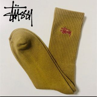 新品 Stussy(ステューシー) ロゴソックス　男性用靴下　メンズソックス