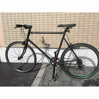 tokyo bike 9s Lサイズ ブラック リア:グリーン(自転車本体)