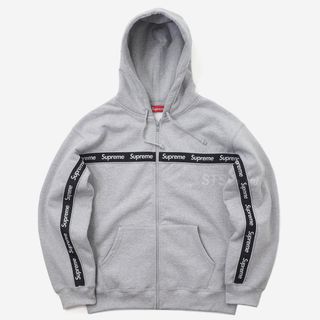 シュプリーム(Supreme)の新品 Supreme Text Stripe Hooded Sweatshirt(パーカー)