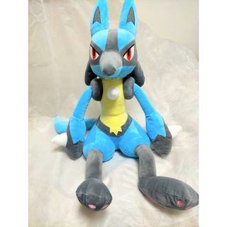 ポケモン(ポケモン)のポケモン　ルカリオ　めちゃでかルカリオぬいぐるみ　POKEMON　RUKARIO(ぬいぐるみ)