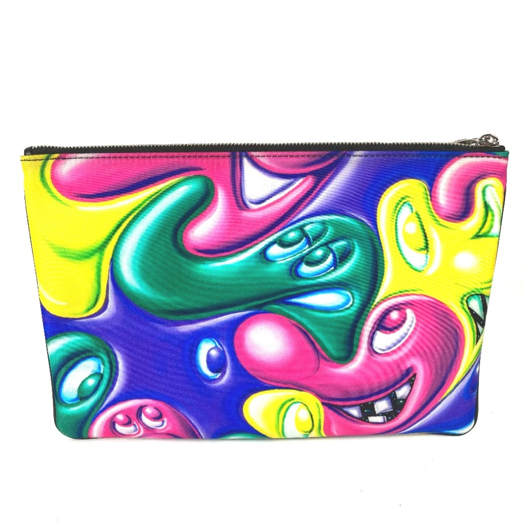 Dior(ディオール)のディオール Dior ロゴ ケニーシャーフ KENNY SCHARF  ポーチ カバン クラッチバッグ ナイロン マルチカラー メンズのバッグ(セカンドバッグ/クラッチバッグ)の商品写真