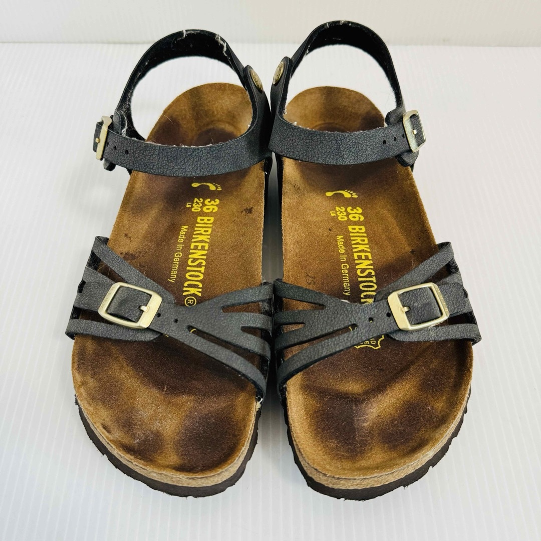 BIRKENSTOCK(ビルケンシュトック)の【美品】ビルケンシュトック　バリ スムースレザー ストラップ サンダル　23.0 レディースの靴/シューズ(サンダル)の商品写真