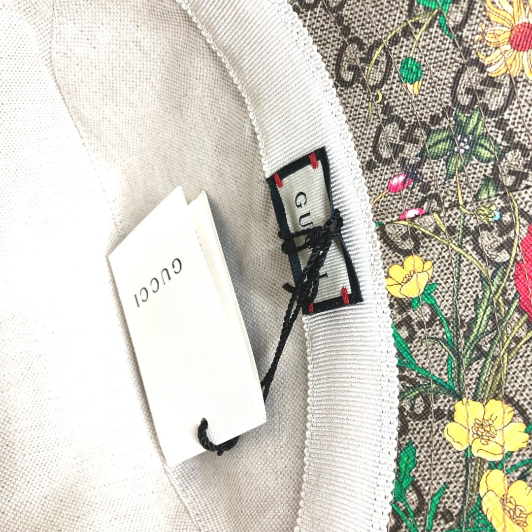 Gucci(グッチ)のグッチ GUCCI フローラ 花柄 フラワー 603988 ハット帽 帽子 バケットハット ボブハット ハット ポリエステル マルチカラー 美品 メンズの帽子(ハット)の商品写真