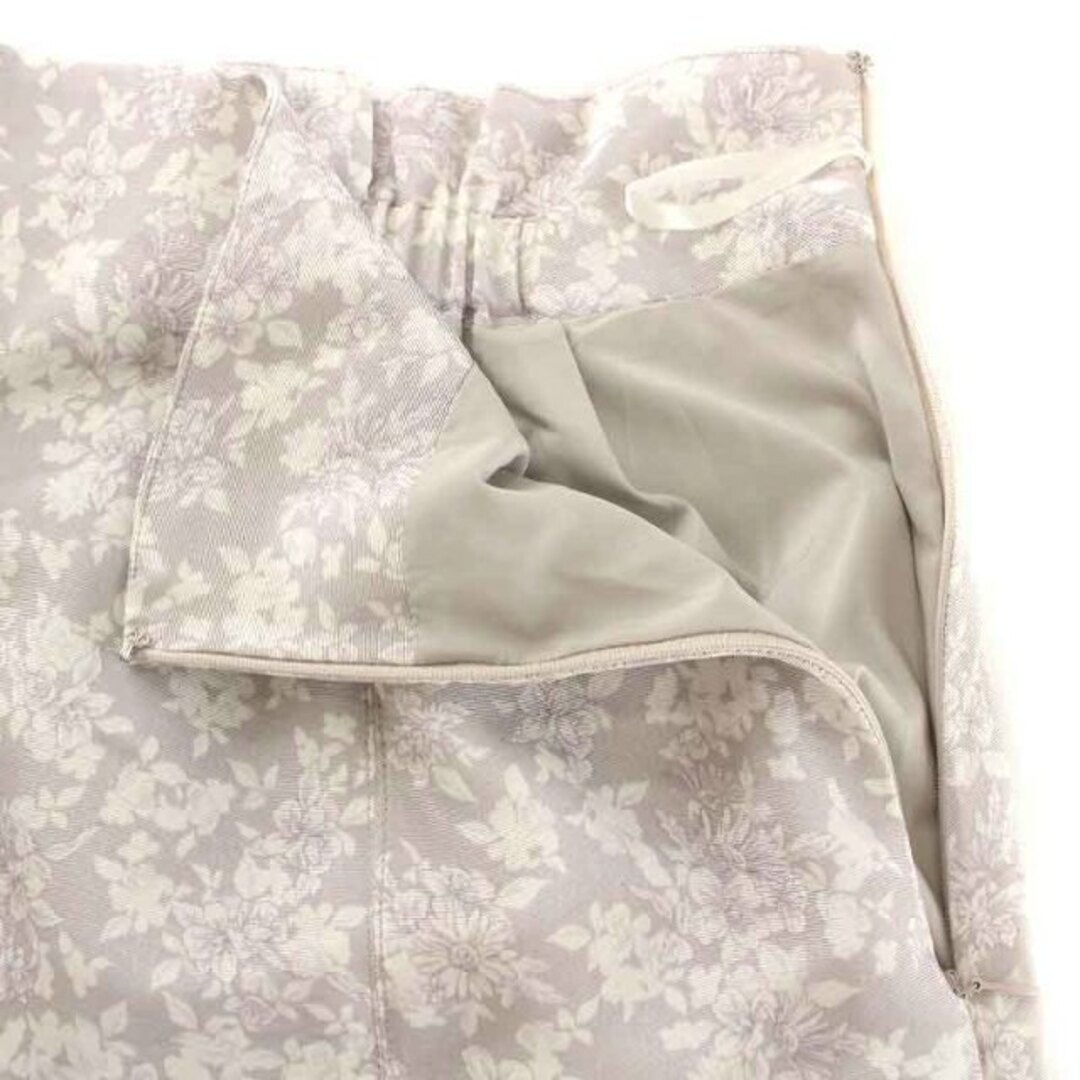 PROPORTION BODY DRESSING(プロポーションボディドレッシング)のプロポーション ボディドレッシング プリントマーメイドスカート M グレー 白 レディースのスカート(ロングスカート)の商品写真