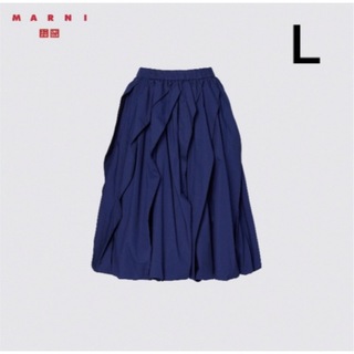 マルニ(Marni)のユニクロ×MARNI バルーンシェイプスカート L(ひざ丈スカート)