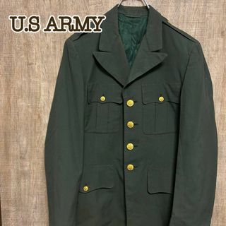 ミリタリー(MILITARY)のU.S ARMY ミリタリージャケット　ダークグリーン　金ボタン(ミリタリージャケット)