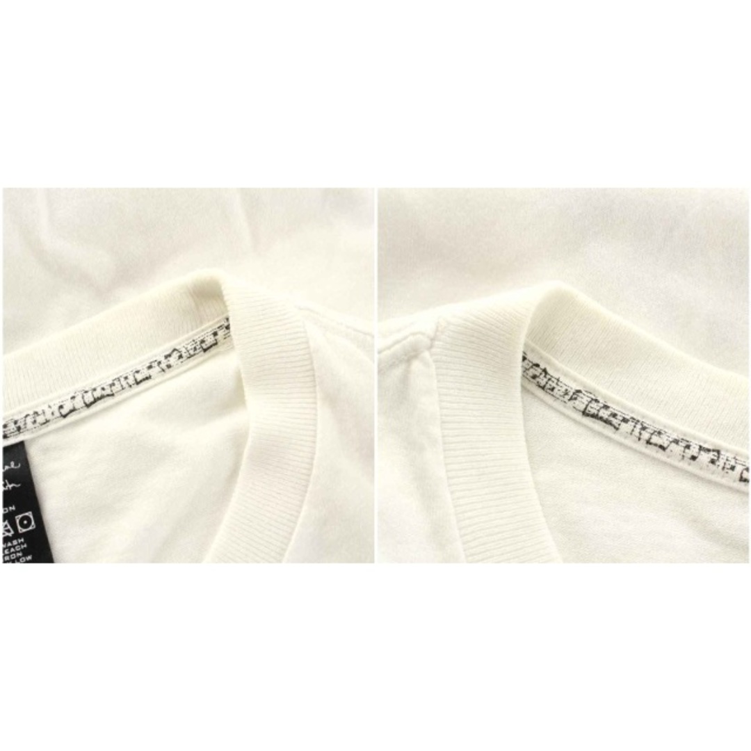 NUMBER (N)INE(ナンバーナイン)のNUMBER (N)INE Tシャツ カットソー 半袖 プリント 2 S 白 黒 メンズのトップス(Tシャツ/カットソー(半袖/袖なし))の商品写真