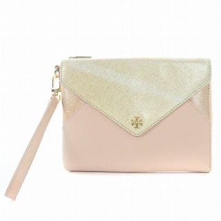 トリーバーチ(Tory Burch)のトリーバーチ クラッチバッグ パーティバッグ ミニ レザー ピンク ゴールド(クラッチバッグ)