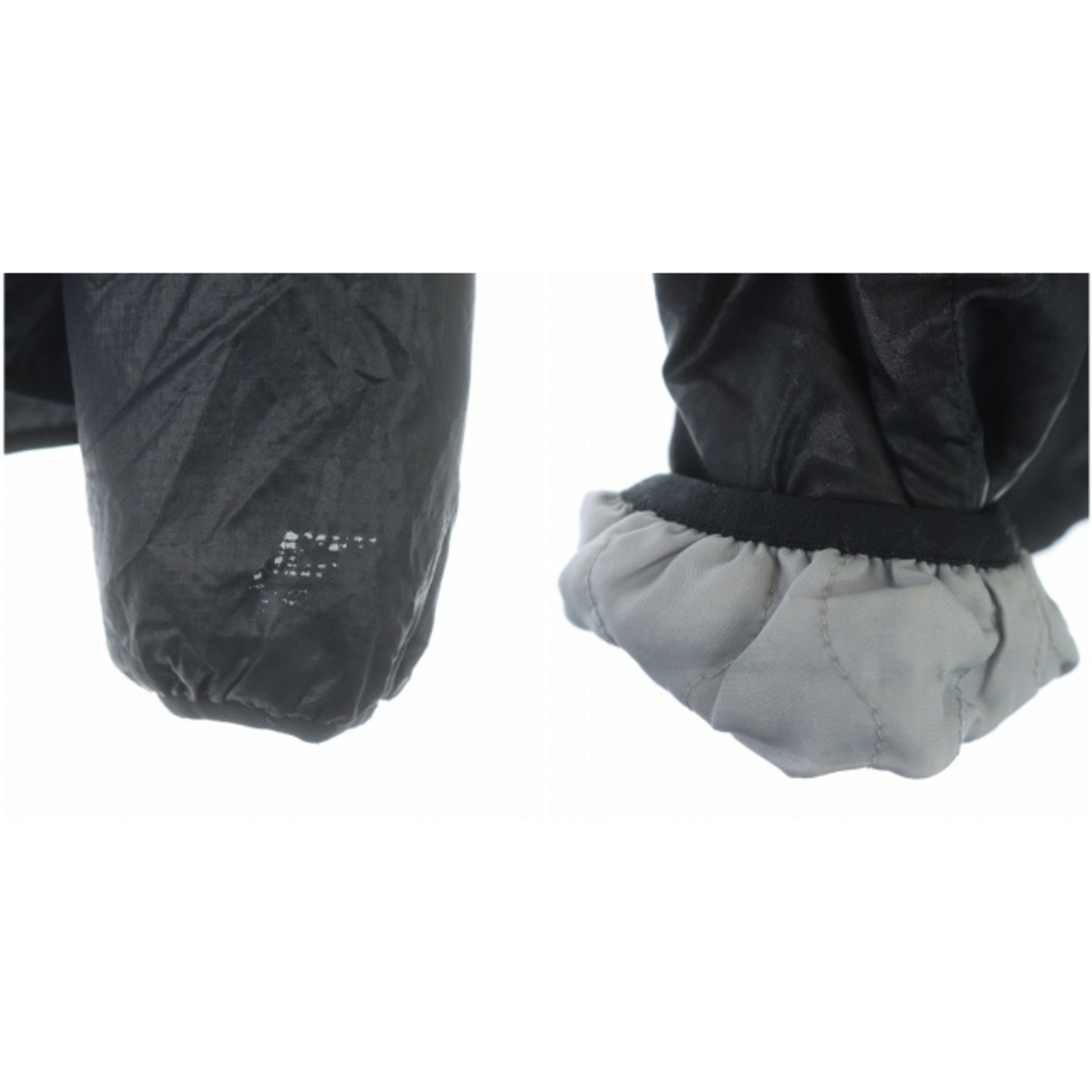 NIKE(ナイキ)のNIKE 中綿ジャケット マウンテンパーカー ジップアップ M グレー 黒 メンズのジャケット/アウター(マウンテンパーカー)の商品写真