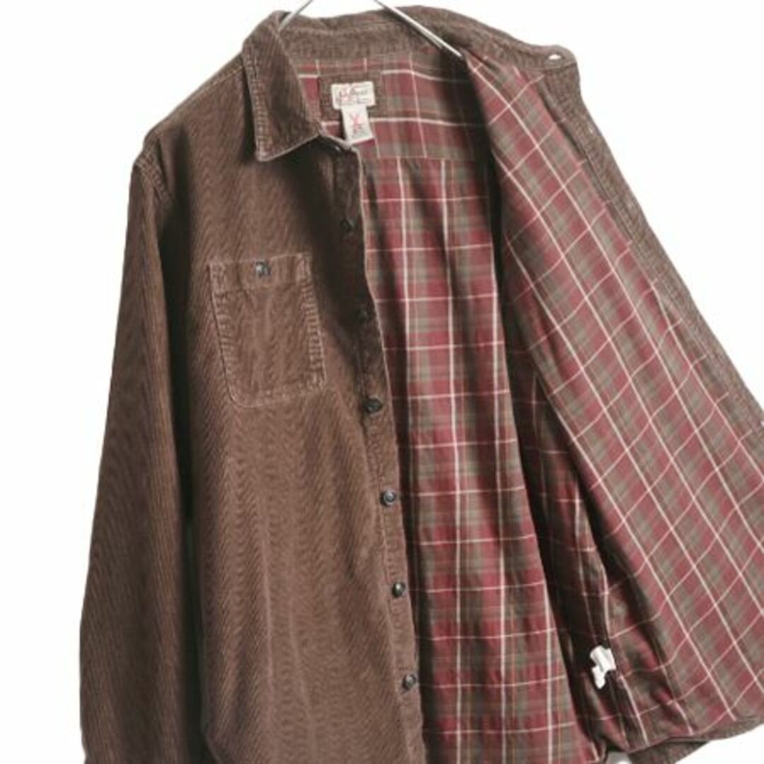 レビュー高評価の商品! L.L.Bean - 00s エルエルビーン コーデユロイ 長袖 シャツ 男性用