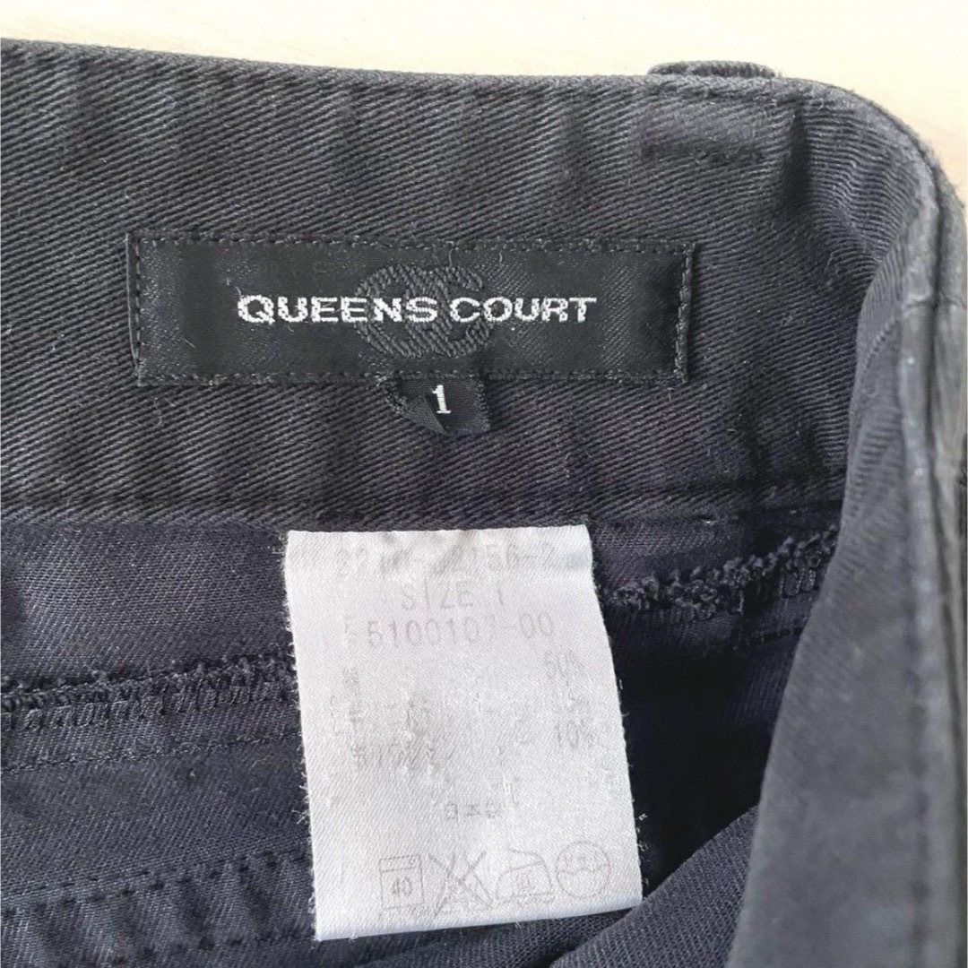 QUEENS COURT(クイーンズコート)のクィーンズコート　ブラックパンツ レディースのパンツ(カジュアルパンツ)の商品写真